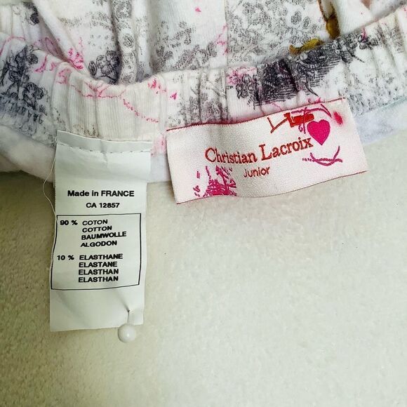 Christian Lacroix Floral pant set nwot Petit Bateau Top 3 Months Designer - Picture 5 of 10
